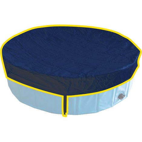Couverture pour Piscine en PVC Étanche/Résistant Circulaire pour Chien (1/5)