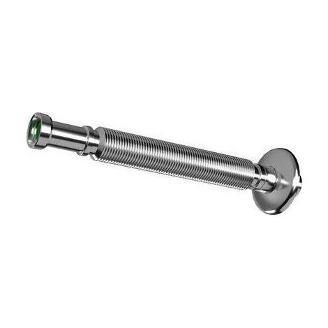 TUYAU EXTENSIBLE MAGIKONE CHROMÉ AVEC ROSACE Dimensions : 1" 1/2 x 40