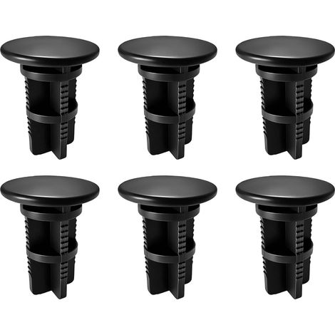 Lot de 6 Goupilles de Charnière pour Couvercle de Poubelle à Roulettes 240L, Axe de Fixation pour Couvercle de Bac à Roulettes, Pièce Détachée de Réparation pour Conteneur Déchets Extérieur (1/5)