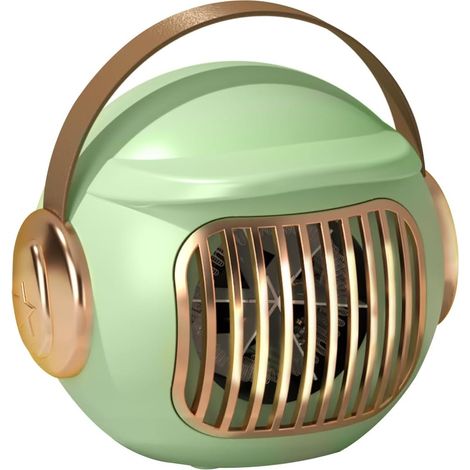Raumheizer, Tragbarer Schreibtischheizer, 400W Mini-Zeltheizer für Camping (Innenbereich), Mit Kippschutz, Leichtgewicht (Apfelgrün) (1/5)