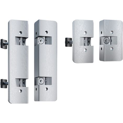 Patte de fixation pour ferme portail MAMMOTH pour tubes ronds - LOCINOX - (1/2)
