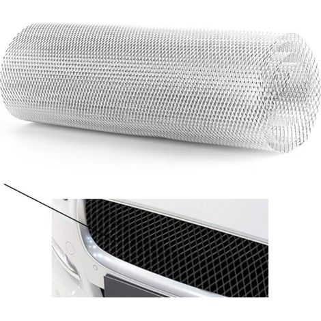 Universelles Aluminium-Gitter 100 x 33 cm – 6 x 3 mm Maschenweite – Korrosionsbeständig und wasserdicht – Einfache Montage