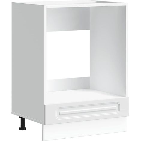 Mueble de horno Kalmar blanco madera reconstituida vidaXL (1/5)