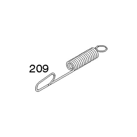 Ressort de régulation de moteur de tondeuse à gazon BRIGGS & STRATTON d'origine 698726