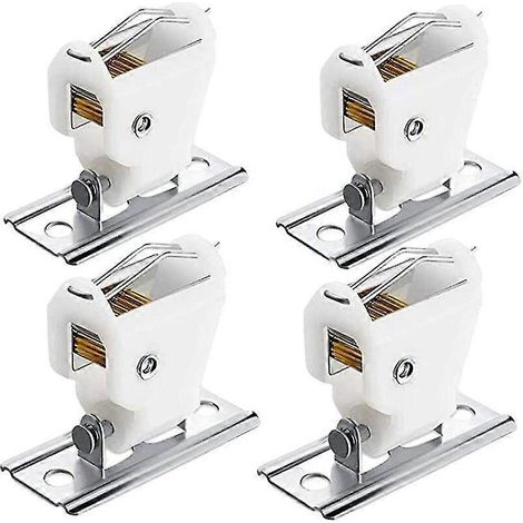 Lot de 4 loquets de rideaux en bambou, accessoires de verrouillage pour stores romains et abris de jardin en bambou, Superma (1/5)