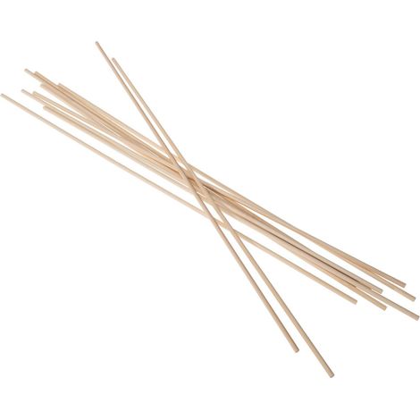 TrendLine Pflanzstab, 10 Stück 50 cm Holz Rankstab Rankhilfe Pflanzstäbe (1/2)
