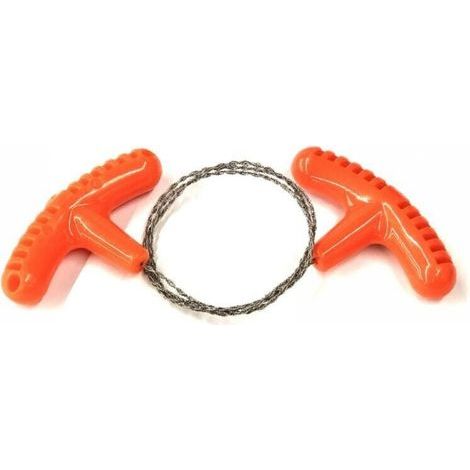 Mini scie de poche extérieure avec poignée en PP, scie à fil de survie pour camping, scie à fil en acier inoxydable, scie à gazon à eau (1/5)