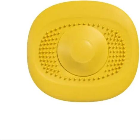Nouveau Salle De Bains Lavabo Cuisine Vidange Attrape-Cheveux Évier Filtre Bain Plancher Vidange Bouchon Crépine Universel Anti-colmatage Accessoire Jaune