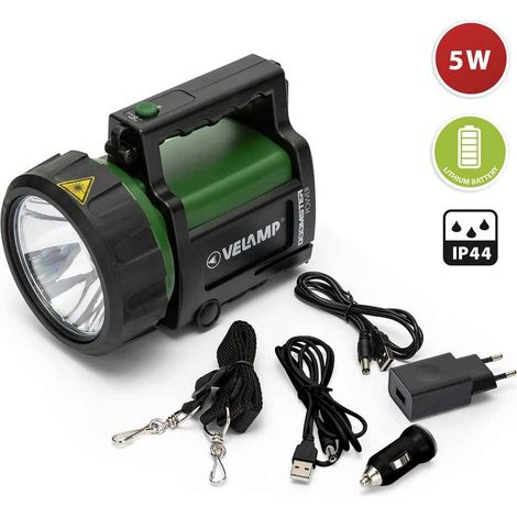 Proyector recargable anti blackout LED CREE 5W DOOMSTER POWER VELAMP (1/5)
