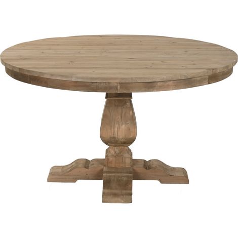 Mesa Redonda Comedor Madera Reciclada 140X140X76 (1/5)