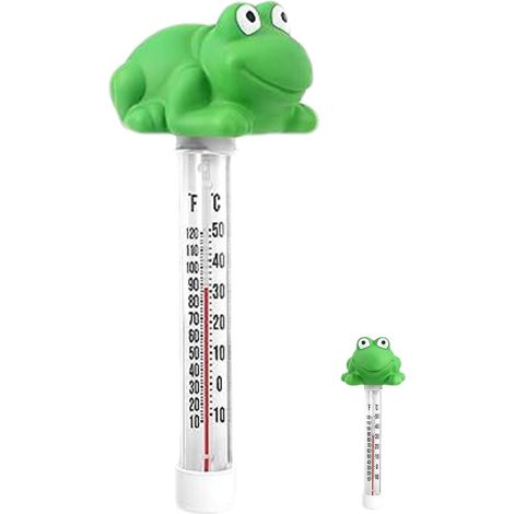 Thermomètre D'Eau Grenouille flottante de précision Moniteur de température de l'eau Pour Baignoire Bains Chauds Piscine Aquariums Spa Bassin Intérieur Extérieur Voyage Maison (1/5)