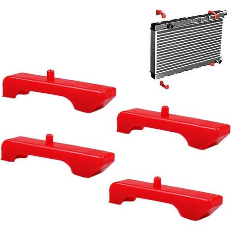 Almohadillas aislantes 7-1711 Bujes de soporte de radiador de bloque pequeño Chevy C10 Caprice para camionetas Chevrolet / GMC C y K de 1973-87 (1/5)