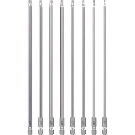 de 8 embouts de tournevis Torx Longueur 200 mm Tige (1/5)