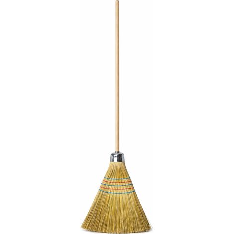 Besen MagicHome, Sorghum, groß, 5x genäht, mit Kunststoffabdeckung, 31x41x88 cm (1/3)