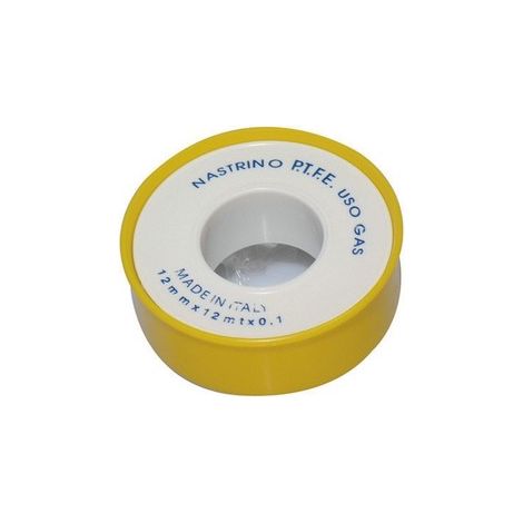NASTRO PTFE TEFLON PROFESSIONALE MT. 12 GAS mm. 12 DH (1/4)