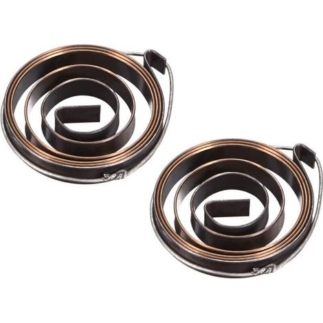 Lntyq 2Pcs Ressort de Rappel Perceuse à Colonne Aliment Penne Bobine Assemblage 680mm 35x6x0.7mm (1/4)