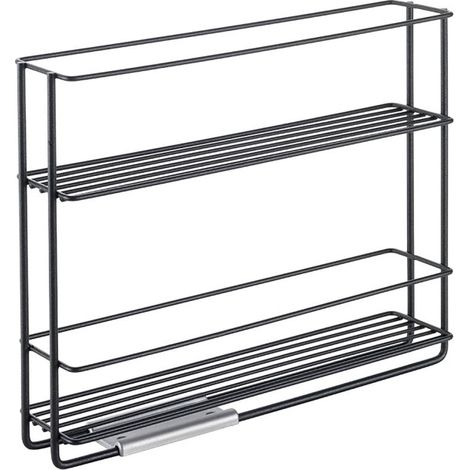 Étagère à épices extensible Metaltex Noir (1/5)