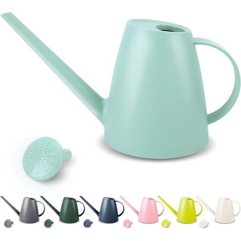 Arrosoir pour plantes d'intérieur, petits arrosoirs pour plantes d'intérieur, jardin, fleurs, arrosoir à long bec pour plantes d'extérieur 1,8 l,Vert (1/4)