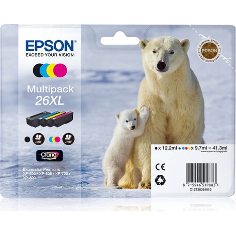 Epson Polar bear Cartouche "Ours Polaire" - Encre Claria Premium MP (XL) (1/3)