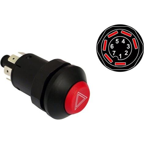Interruttore luci di emergenza VAPORMATIC BOUTON VPM5263
