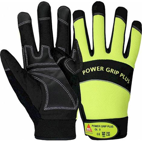 Hase Arbeitshandschuhe Power Grip Plus Größe 9 10 Stk (1/3)