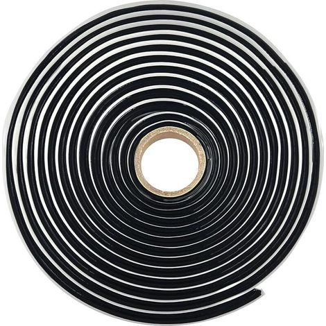 Ruban Butyle Sealant Tape, 10 mm x 4m Ruban d'étanchéité en caoutchouc étanche à l'eau pour les fuites, automobile camion fenêtre porte RV réparation pare-brise phares toit mastic (1/5)