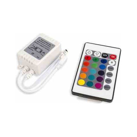 Controlador infrarrojo y mando a distancia para tiras LED RGB Eko-light EKST1801