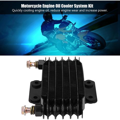 85 ml schwarzer Motorölkühler für CB CG 100-250 cm³ Motorräder