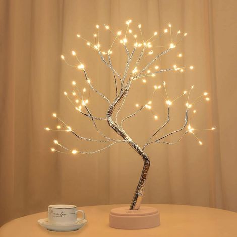 Arbre Lumineux LED - 108 LEDs - Blanc Chaud - 8 Modes - USB et Piles - Décoration Intérieur (1/5)