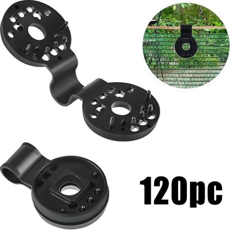 Clip Pour Toile D'Ombre - Fixation Robuste Pour Filet Ombrage Jardin Serre - ABS - Lot De 120 Pièces (1/5)