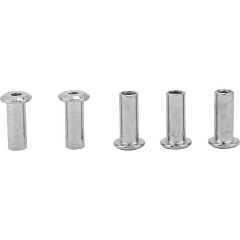 Jeu d'écrous Plats M6/M8, Différentes Tailles et Quantités de Fixations pour Meubles, Tournevis HexagonalM620 30 Pièces, écrous Plats Plaqués Fer M6 M8, écrou Hexagonal à ( 20 (30 pièces)) (1/5)