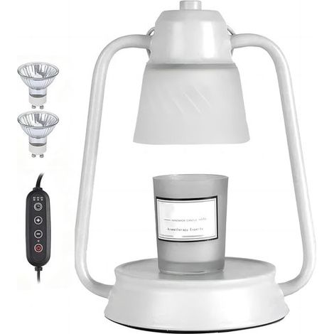 Kerzenwärmerlampe mit Timer und Dimmer – Elektrische Lampe für alle Potcandels (Kerzen sind nicht im Lieferumfang enthalten). (1/4)