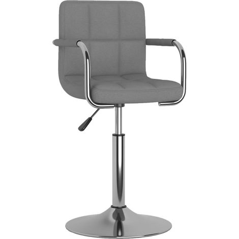 Maison Exclusive - Barhocker Hellgrau Stoff