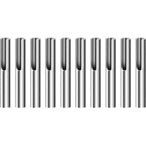 Embouts de fixation invisibles pour garde-corps à câbles de 3,2 mm (1/8 po), ancrages à bascule en acier inoxydable, 10 pièces (1/5)