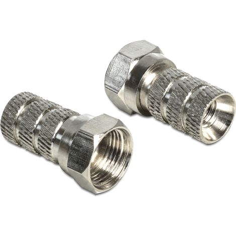 Delock f plug for cable with 5 mm diameter