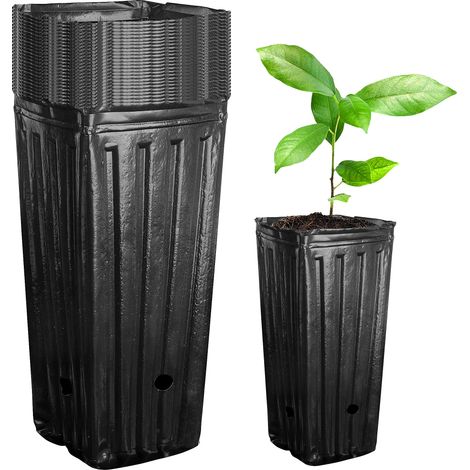 Rutschfeste Kunststoff-Pflanztöpfe mit Abflussöffnungen, 20er-Packung (8,9 cm) (1/5)