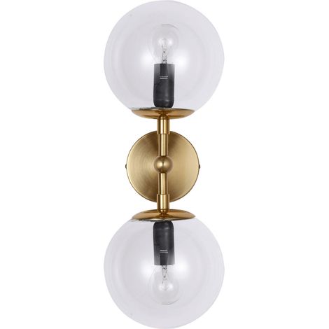 Dorado Wandleuchte 2xE14 gold/transparent LP-002/2W Transp. Light Prestige (1/2)
