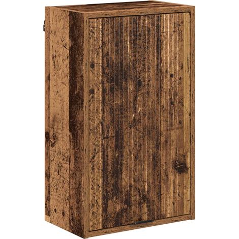 Gabinete de Baño con puerta Madera Vieja 39 x 23,5 x 65 cm vidaXL