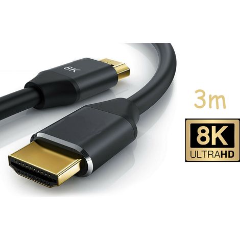 Cavo HDMI 8K ultra HD 2.1V 60Hz 3 metri alta velocita console tv proiettore (1/5)