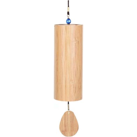 Carillons éoliens zen,Bamboo Vent,Carillons éoliens en bambou japonais,Carillon éoliens en Bambou,Carillon Japonais,Convient pour le yoga, la méditation, le jardinage, etc. (Accord de fa Spring Breeze (1/5)