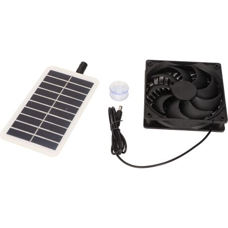 Ventilateur d'extraction de panneau d'énergie solaire 15W élimination des odeurs à économie d'énergie extracteur d'air à énergie solaire Portable pour les maisons d'animaux de compagnie (1/5)