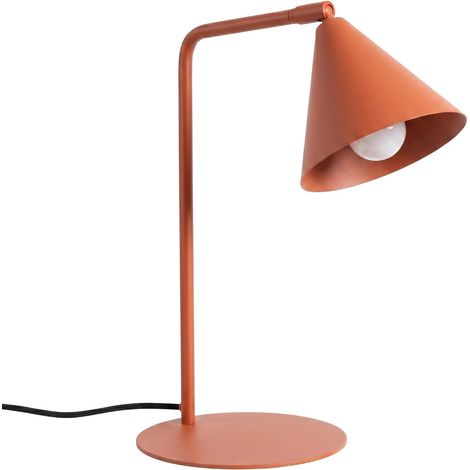 Lámparas de escritorio NOX ocre rojo acero 1xE14 18cm Sollux (1/2)