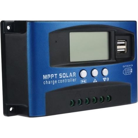 allowith Chargeur Adaptateur Secteur 100A MPPT Solar Panel Regulator Charge Controller 12V-24V Auto Focus Tracking (1/3)