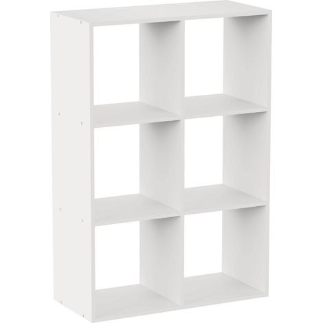 6-stöckiges SpaceQub-Regal 67,5 x 32 x 100,5 cm 7house