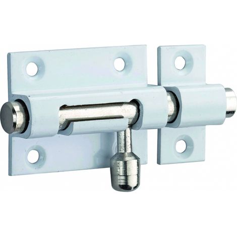 Chiavistello in ottone verniciato bianco 40 mm – THIRARD (1/2)