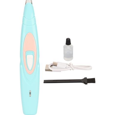 Tondeuse à poils professionnelle pour chiens, rechargeable et électrique, silencieuse, idéale pour les pattes des chiens et des chats. (1/4)