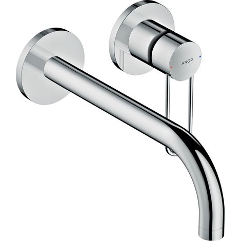 Mitigeur monocommande pour lavabo AXOR UNO 225 UP, finition or poli optique (1/4)