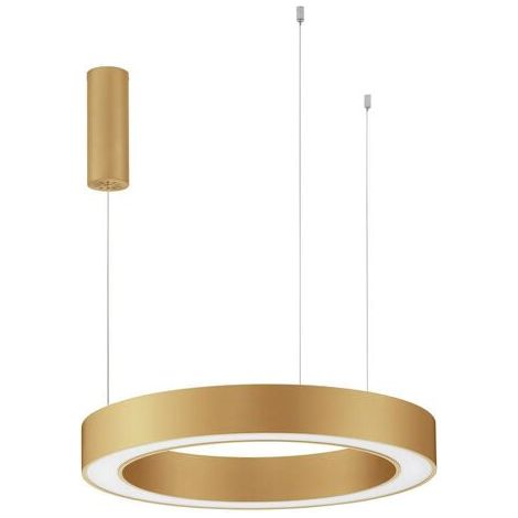 [NEUWERTIG] B-Ware Nova Luce Pendelleuchte Hängelampe MORBIDO LED Messing Dimmer CCT Tuya App 60cm (1/2)