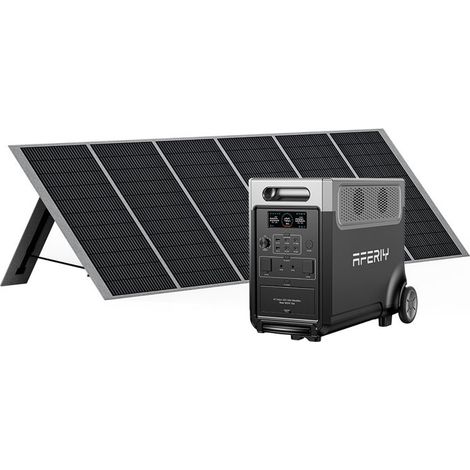 Tragbare Energie-Station - AFERIY - P310 - 3600W - 3840Wh erweiterbar auf 11520Wh - Solarpanel 400W
