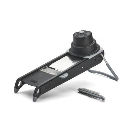 de-buyer Swing Plus mandolina da cucina nera pieghevole (1/4)